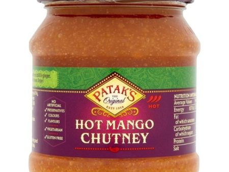 PATAK HOT MANGO CHUTNEY 340GR For Discount