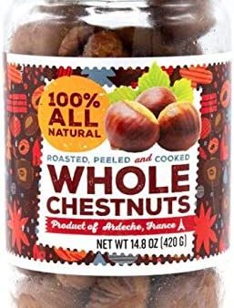 WHOLE CHESTNUTS COOKED & PEELED  JAR 420G on Sale