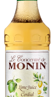 MONIN CORDIAL LIME JUICE SYRUP 70CL Supply