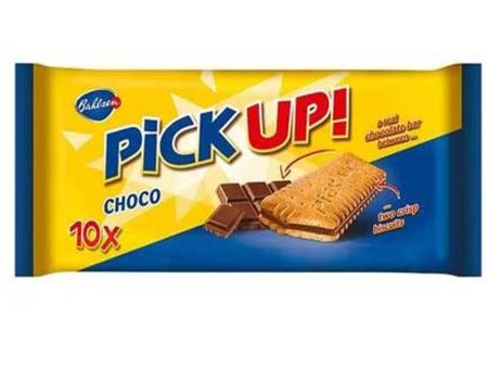 PICK UP  CHOCO BISCUITS FILLED WITH MILK X10 28G For Sale