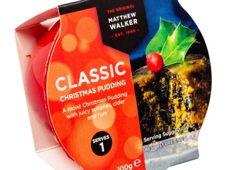 M.WALKER CLASSIC CHRISTMAS PUDDING 100G Online Sale