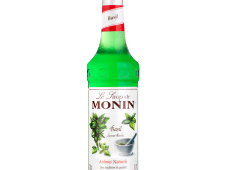 MONIN BASIL SYRUP 70CL For Sale