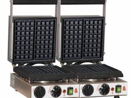 RGRILL WAFFLE IRON DOUBLE SQUARE For Sale