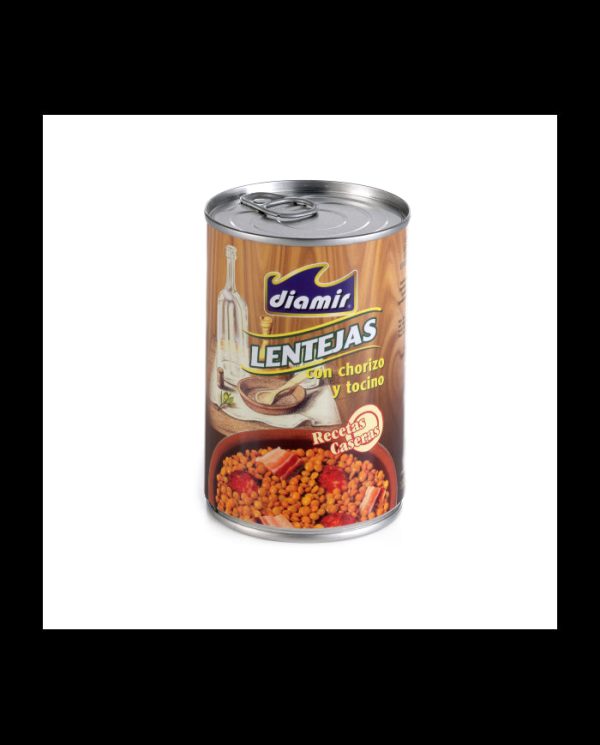 DIAMIR LENTILS WITH CHORIZO 425G For Cheap