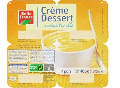 BF DESSERT VANILLA 4X115GR Discount