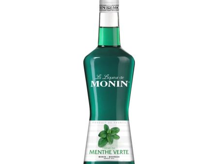 MONIN LIQUOR GREEN MINT 70CL on Sale