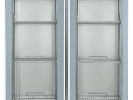 2 GLASS DOOR FREEZER 1430 L For Cheap