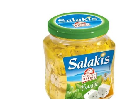 SALAKIS FETA IN SEASONAL OIL BASIL 300GR Online now