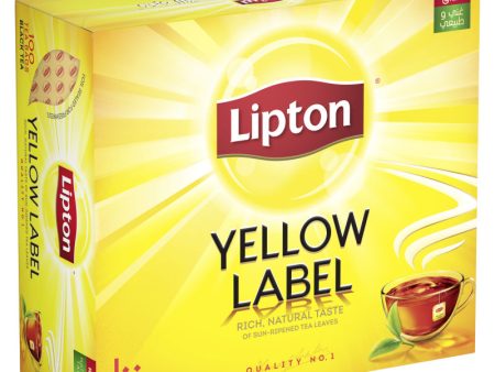 LIPTON YELLOW LABEL BLACK TEA 30 BAGS Discount