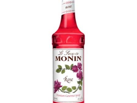 MONIN ROSE SYRUP 70CL Hot on Sale