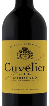 CUVELIER & FILS BORDEAUX ROUGE AOC 2015 75CL For Discount