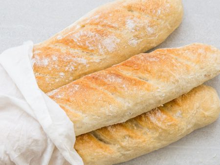 BREAD FRENCH BAGUETTE WHITE 220GR 3PC For Discount