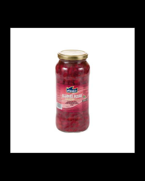 DIAMIR RED KIDNEY BEANS GLASS 540ML For Sale