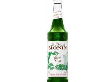 MONIN GREEN MINT SYRUP 70CL on Sale