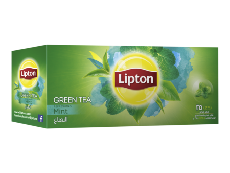 LIPTON GREEN TEA MINT 25 BAGS Hot on Sale