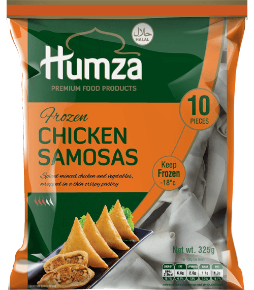 HUMZA  CHICKEN SAMOSAS 30GR X 10PC Online