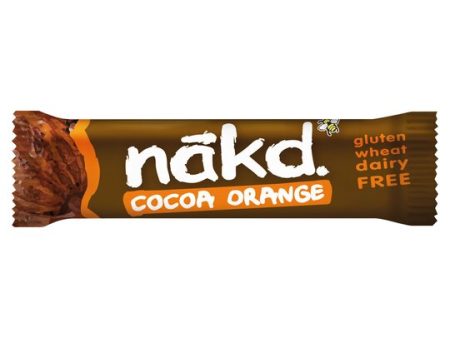 NAKD BAR COCOA ORANGE F&N GLUTEN 35G For Discount