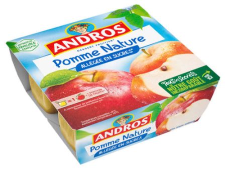 ANDROS APPLE LOW SUGAR 4X100GR Discount