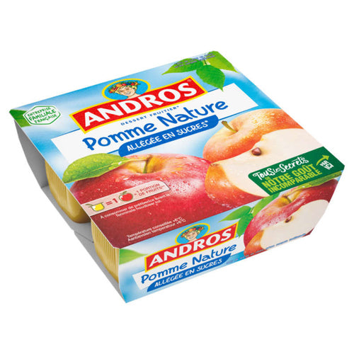 ANDROS APPLE LOW SUGAR 4X100GR Discount