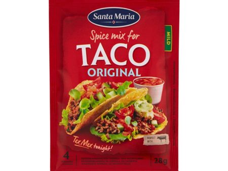 SANTA MARIA TACO SEASONING MIX ORIGINAL 28G Online now