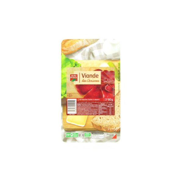 BF VIANDE GRISONS 10 SLICES 80G Discount