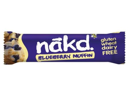 NAKD BLUBERRY MUFFIN FRUIT & NUT BAR 35GR For Discount