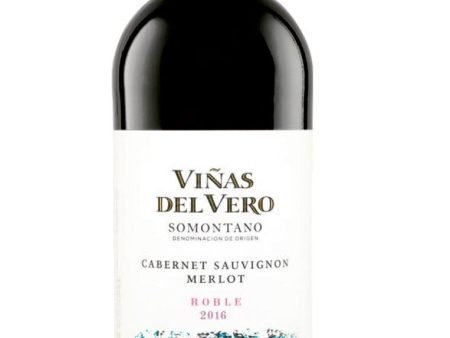 VINAS DEL VERO ROBLE SOMONTANO CABERNET-MERLOT 75CL Online Hot Sale