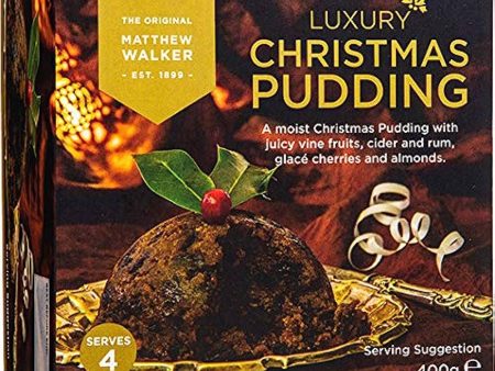 M.WALKER LUXURY CHRISTMAS PUDDING 400G Discount