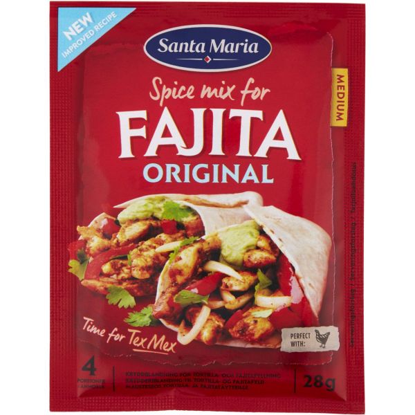 SANTA MARIA FAJITA SEASONING MIX 28G on Sale