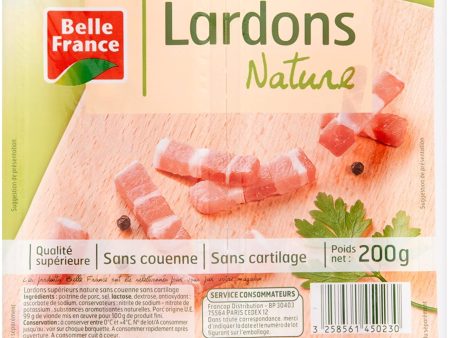 BELLE FRANCE PLAIN  BACON DICED 2X100G For Sale