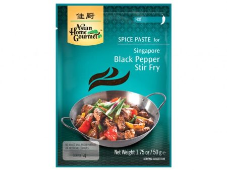 AHG SINGAPORE BLACK PEPPER STIR FRY 50G Hot on Sale