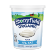 Stonyfield Plain 0% Organic Yogurt 32oz Fashion