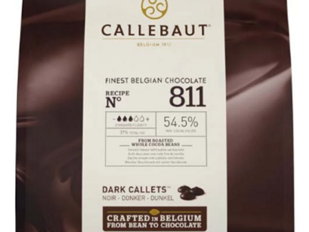 CALLEBAUT CHOCOLATE PEBBLES DARK 54.5% 2.5KG Supply