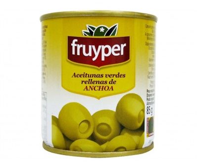 OLIVES STUFFED WITH ANCHOVY FRUYPER 50GR Online Hot Sale