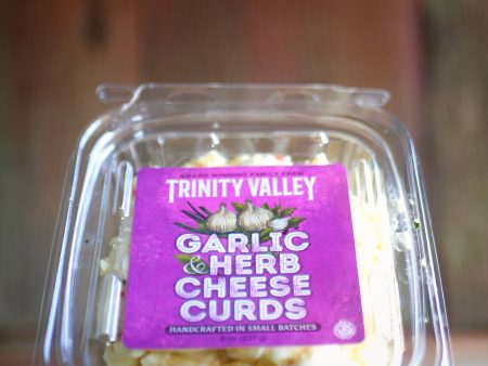 Trinity Valley Handcrafted Artisan Garlic & Herb Cheese Curd on Sale