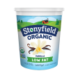 Stonyfield Vanilla Low Fat Yogurt 32oz Supply