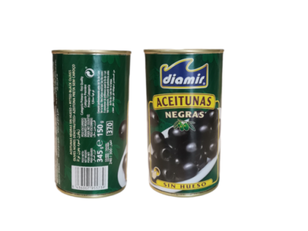 DIAMIR PITTED BLACK OLIVES 5KG  240 260 on Sale