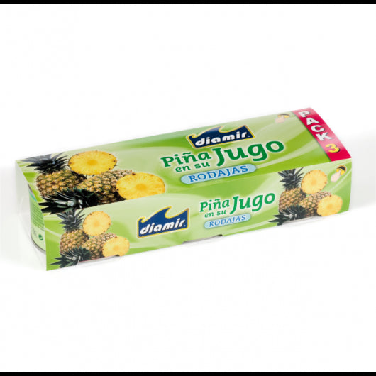 DIAMIR PINEAPPLE IN OWN JUICE 227G X PACK 3 Discount