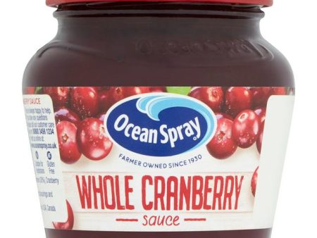 OCEAN SPRAY CRANBERRIES SAUCE JAR 250GR Online now