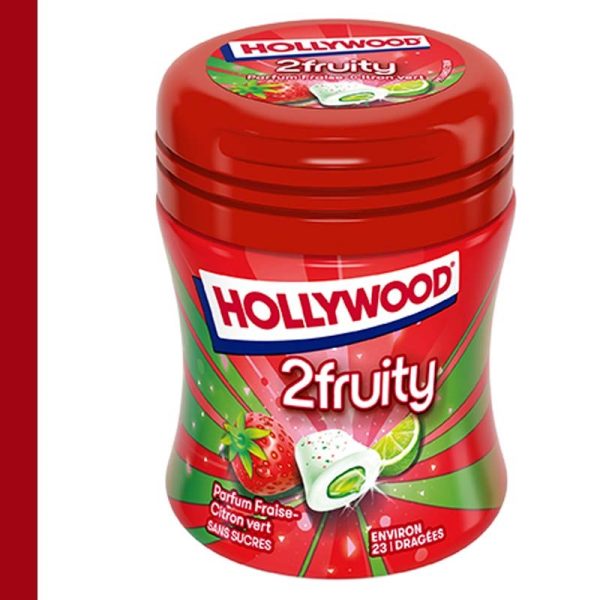 HOLLYWOOD CHEWING-GUM S BERRY LEMON 66G For Cheap