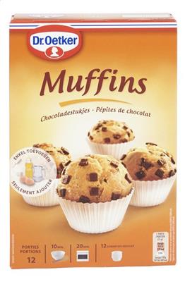 DR OETKER MUFFINS MIX CHOCO DROPS 370G For Discount