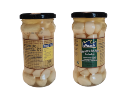 DIAMIR PEELED GARLIC GLASS 314ML Cheap