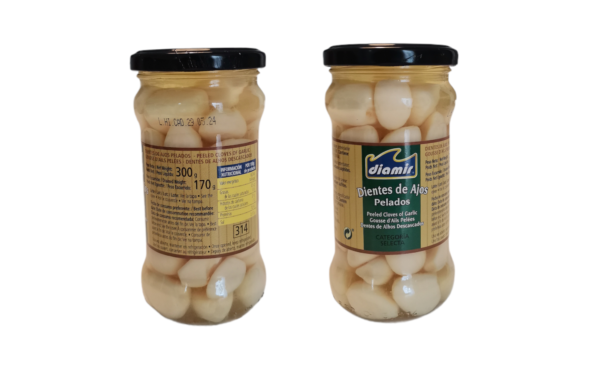 DIAMIR PEELED GARLIC GLASS 314ML Cheap