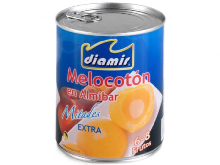 DIAMIR PEACH HALVES IN SYRUP 840G Online now