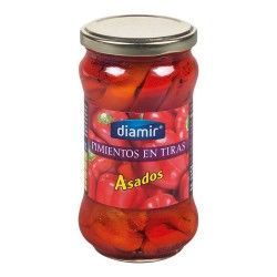 DIAMIR ROASTED WHOLE PIQUILLO PEPPER  JAR 340ML Supply