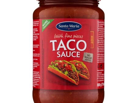 SANTA MARIA TACO SAUCE HOT 800G Online Sale