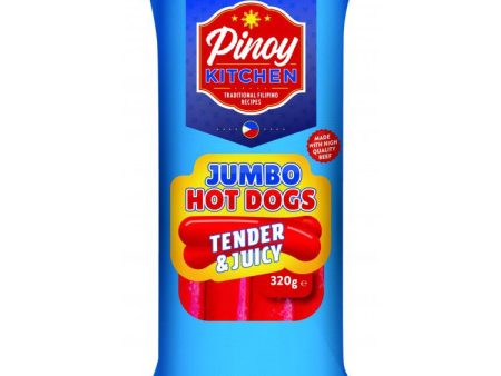 PINOY JUMBO HOT DOGS SAUSAGES 320GR Hot on Sale