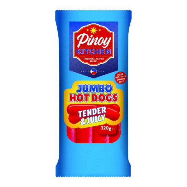 PINOY JUMBO HOT DOGS SAUSAGES 320GR Hot on Sale