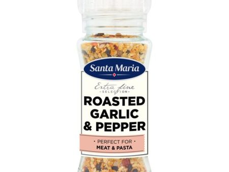 SANTA MARIA ROASTED GARLIC & PEPPER SPICE 80G Online now