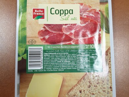 BELLE FRANCE SALTED COPPA 10 SLICES 100G For Sale